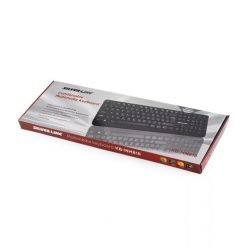 Billentyűzet vezetékes SILVERLINE KB-MM818 USB fekete