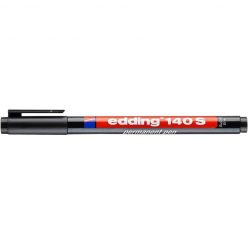   Alkoholos marker, OHP, 0,3 mm, EDDING "140 S", fekete