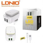 LDNIO 2 portos töltő Android készülékekhez - USB C