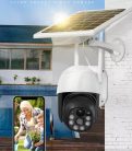 SilverHome Napelemes 4G PTZ Kamera - Kiváló Minőségű Kültéri CCTV Megfigyelő Rendszer