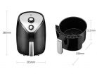 SilverHome Air Fryer Olaj nélküli sütő JT-805