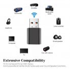 Bluetooth Adapter (USB -> Bluetooth), CSR 4.0, fekete