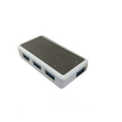   4-portos USB Hub Elosztó/Töltő, BYL-1812 (USB-A -> 4xUSB3.0), fekete-fehér