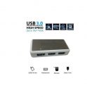 4-portos USB Hub Elosztó/Töltő, BYL-1812 (USB-A -> 4xUSB3.0), fekete-fehér