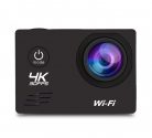 WiFi-s Sportkamera, H-16-4, 12MP akciókamera, FullHD video/60FPS, max.32GB TF Card, 30m-ig vízálló, A+ 170°, fekete