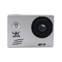   WiFi-s Sportkamera, H-16-4, 12MP akciókamera, FullHD video/60FPS, max.32GB TF Card, 30m-ig vízálló, A+ 170°, ezüst