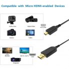 HDMI/Mini HDMI kábel, 1,5 méter, fekete