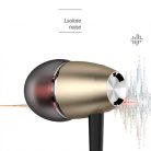 Vezetékes Fülhallgató, beépitett mikrofonnal, hívásfogadás, 3,5mm jack sztereó, arany