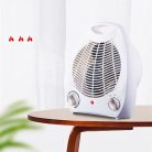 Hordozható Mini Ventilátoros PTC Fűtőtest, 3 különböző fokozattal, 1000W/2000W állítható fűtési teljesítmény, fehér