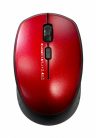 2.4GHz/Bluetooth kettős üzemmódú vezeték nélküli egér, wireless mouse, 1600/1200/1000dpi, Fekete