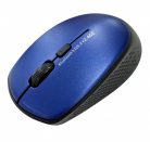 2.4GHz/Bluetooth kettős üzemmódú vezeték nélküli egér, wireless mouse, 1600/1200/1000dpi, Fekete