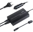 Univerzális Netbook-/Laptop-/Okostelefontöltő Adapter, 100W-os, fekete