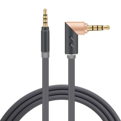 Audio kábel XF03, jack 3,5 mm AUX, 1.8 méter, szürke