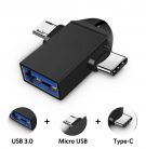 OTG átalakító adapter (USB 3.0 -> USB-C/MicroUSB)