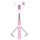 Bluetooth Szelfibot Tripod Funkcióval, 18.5cm-68cm, 10 méter távirányító hatótáv, pink