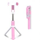 Bluetooth Szelfibot Tripod Funkcióval, 18.5cm-68cm, 10 méter távirányító hatótáv, pink