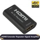 Donji HDMI kábel toldó adapter, akár 10 méterig, fekete