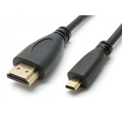 HDMI/Micro HDMI kábel, 1.0 méter, fekete