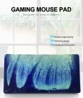 Professzionális Gamer egérpad, gumírozott talp, gaming kiegészítő, 600x300x3mm, erdő mintával