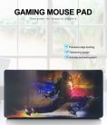 Professzionális Gamer egérpad, gumírozott talp, gaming kiegészítő, 700x300x3mm, táncos mintával