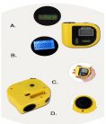 Ultrahangos Lézeres Távolságmérő, CP-3010 18m távolság hőmérséklet 2xszintező