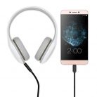 AUX átalakító kábel USB-C-ről 3,5mm jack-re, 1 méter, pink-fehér