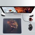 Professzionális Gamer egérpad warrior, gumitalp, 250x300x3mm, páncélos szamuráj mintával