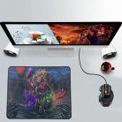 Professzionális Gamer egérpad, gumitalp, gaming kiegészítő, 250x300x3mm, szörnyes mintával