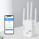 Wi-Fi WLAN Jelerősítő Repeater, XL-Z03 2,4GHz/5GHz nagyobb Wi-Fi lefedettség, fehér