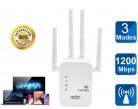 Wi-Fi WLAN Jelerősítő Repeater, XL-Z03 2,4GHz/5GHz nagyobb Wi-Fi lefedettség, fehér