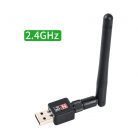 D-Band WiFi adapter, 300Mbps sebesség, 2.4GHz, USB2.0, PC-hez vagy Laptophoz