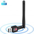 D-Band WiFi adapter, 300Mbps sebesség, 2.4GHz, USB2.0, PC-hez vagy Laptophoz