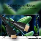 HDMI kábel, 1.5 méter, high definition, FullHD, apa-apa csatlakozó, fekete