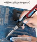 ANENG Forrasztópáka, 60W, LCD kijelző, állítható hőmérséklet 180°C-520°C, fekete/piros