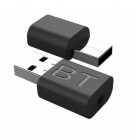 Bluetooth adapter, Bluetooth V5.0, USB/3.5 mm-es jack audio, hangszóróhoz trasmitter/receiver, fekete