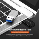 OTG átalakitó adapter, (USB USB-C->USB 3.0), fekete