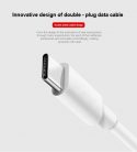 Olesit Adat-és töltőkábel K193, 150 cm, USB-C/USB típusú, 2.4A gyors töltés, fehér