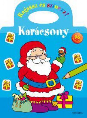 Karácsony - Ragassz és színezz! 96 matricával