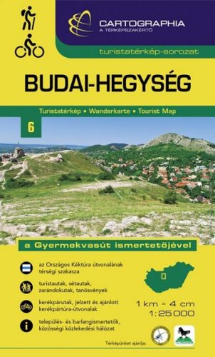 Budai-hegység turistatérkép