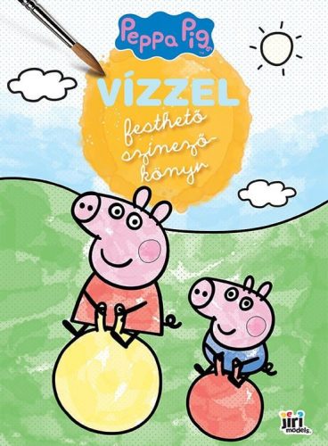 Vízzel festhető színezőkönyv: Peppa malac