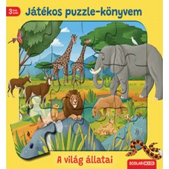 Játékos puzzle-könyvem - A világ állatai