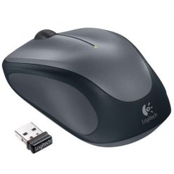   Egér, vezeték nélküli, optikai, USB, LOGITECH "M235", szürke