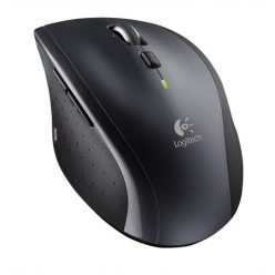   Egér, vezeték nélküli, lézeres, normál méret, USB, LOGITECH "M705 Marathon", fekete