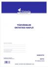 Nyomtatvány, tűzvédelmi oktatási napló, 40 oldal, A4, VICTORIA PAPER, 10 tömb/csomag