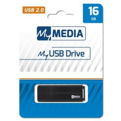 Pendrive, 16GB, USB 2.0, MYMEDIA (by VERBATIM)