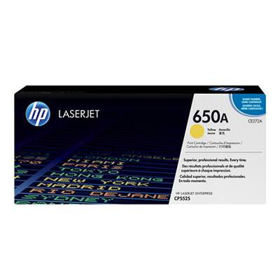 HP CE272A (650A) sárga eredeti toner