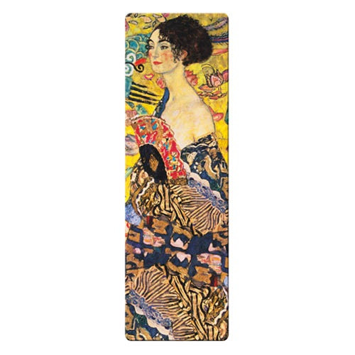 Könyvjelző Fridolin Gustav Klimt 'Hölgy legyezővel'