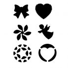 Kreatív formalyukasztó Centrum 25 mm  szív, angyalka, masni, csillag, virág